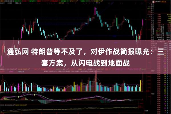 通弘网 特朗普等不及了，对伊作战简报曝光：三套方案，从闪电战到地面战